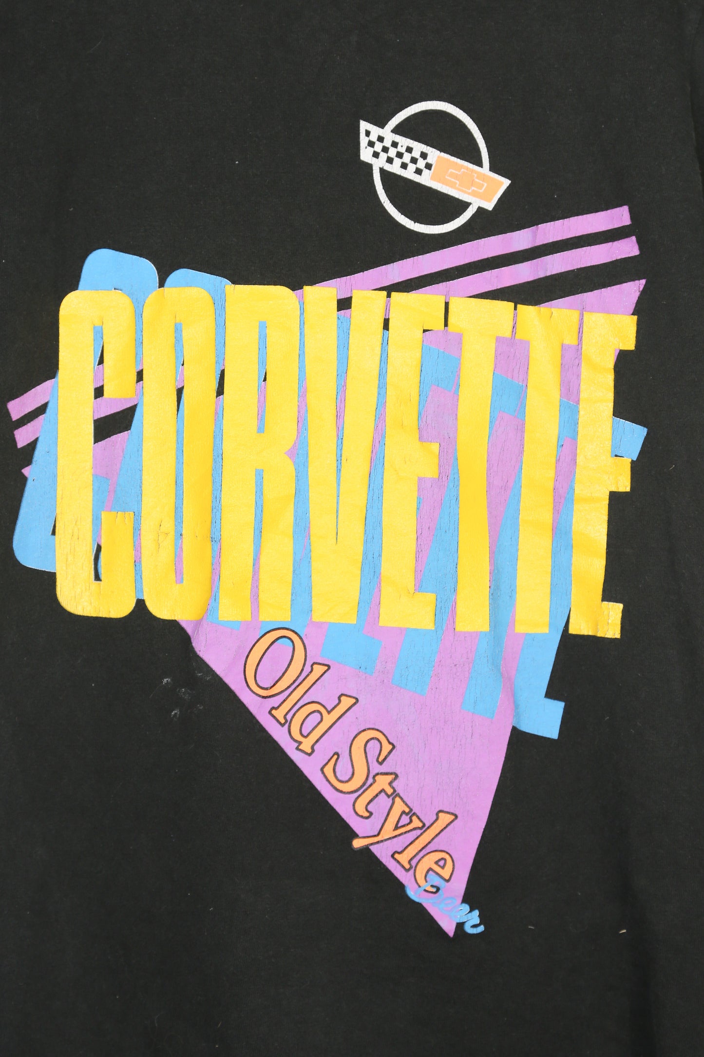 1990s Corvette Old Style T-Shirt - S/M