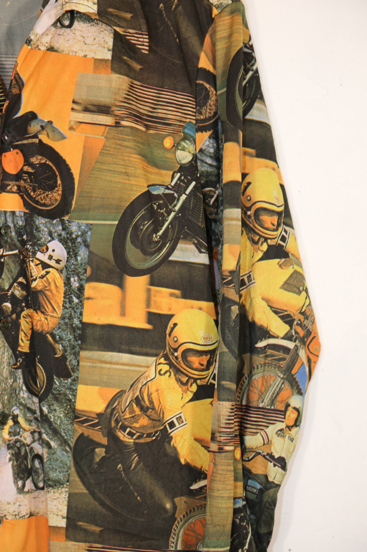 1970s K-Mart Motorcycle Photo Shirt - M