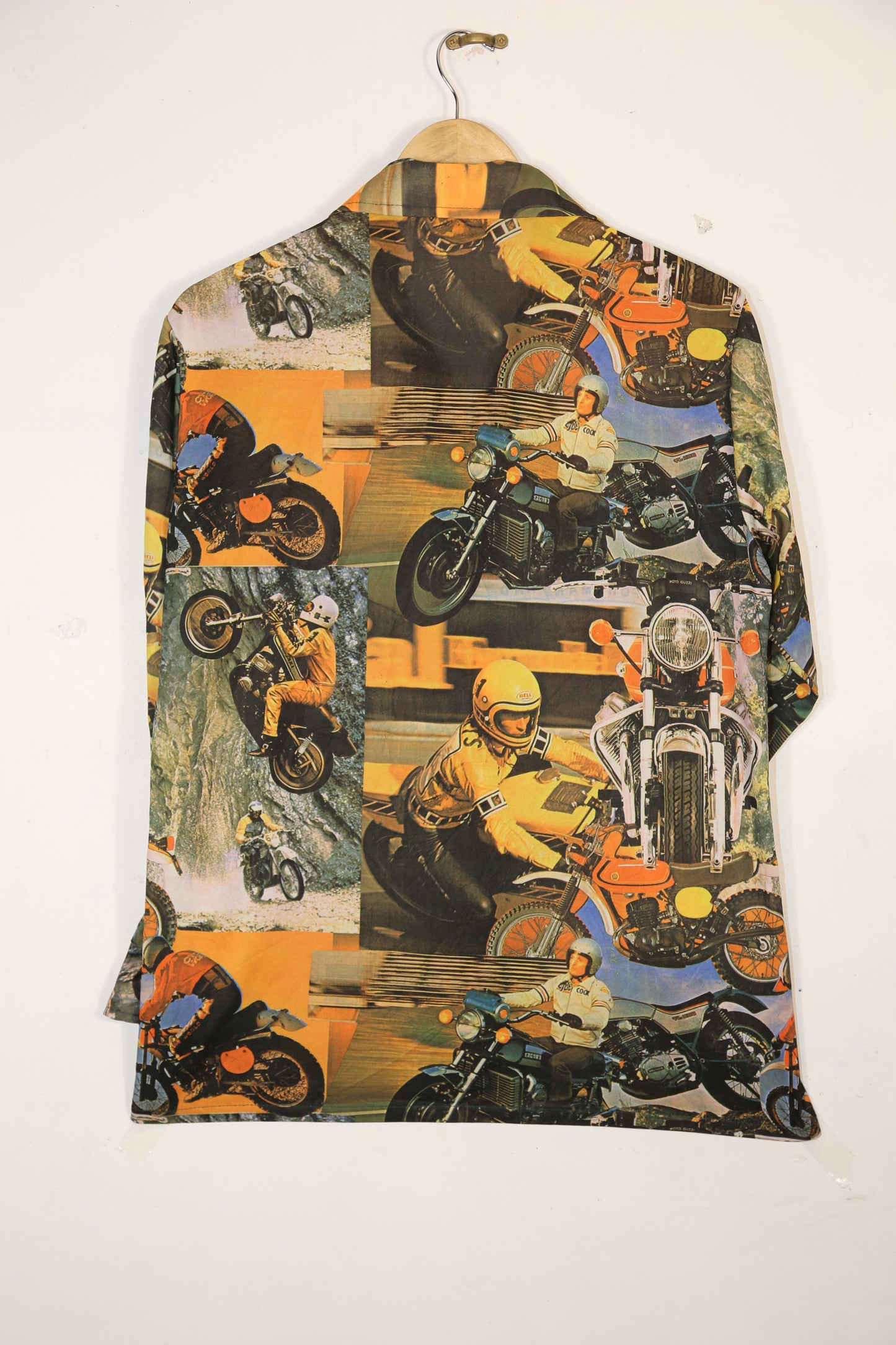 1970s K-Mart Motorcycle Photo Shirt - M