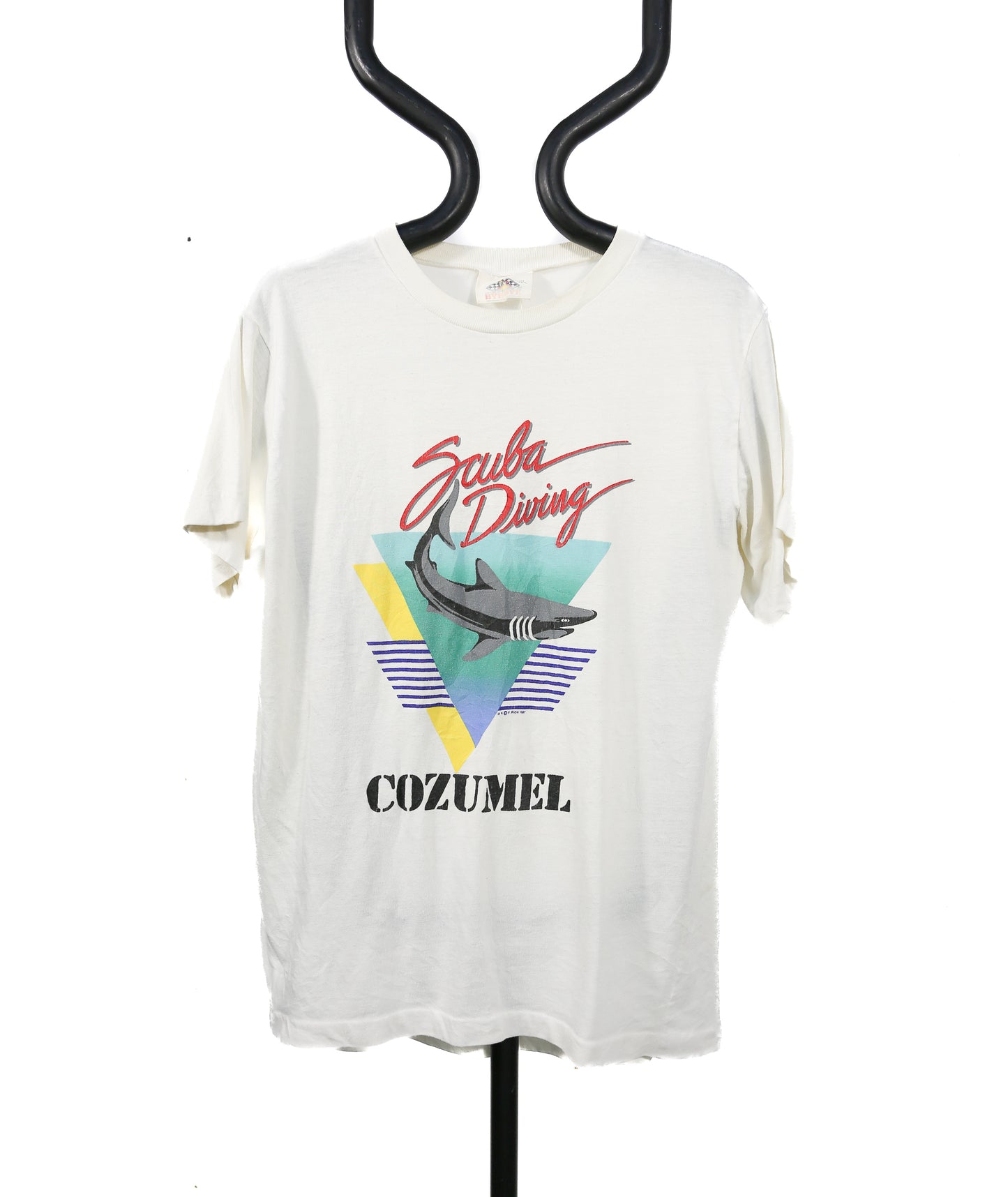 1987 Scuba Diving Cozumel Single-Stitch T-Shirt - L