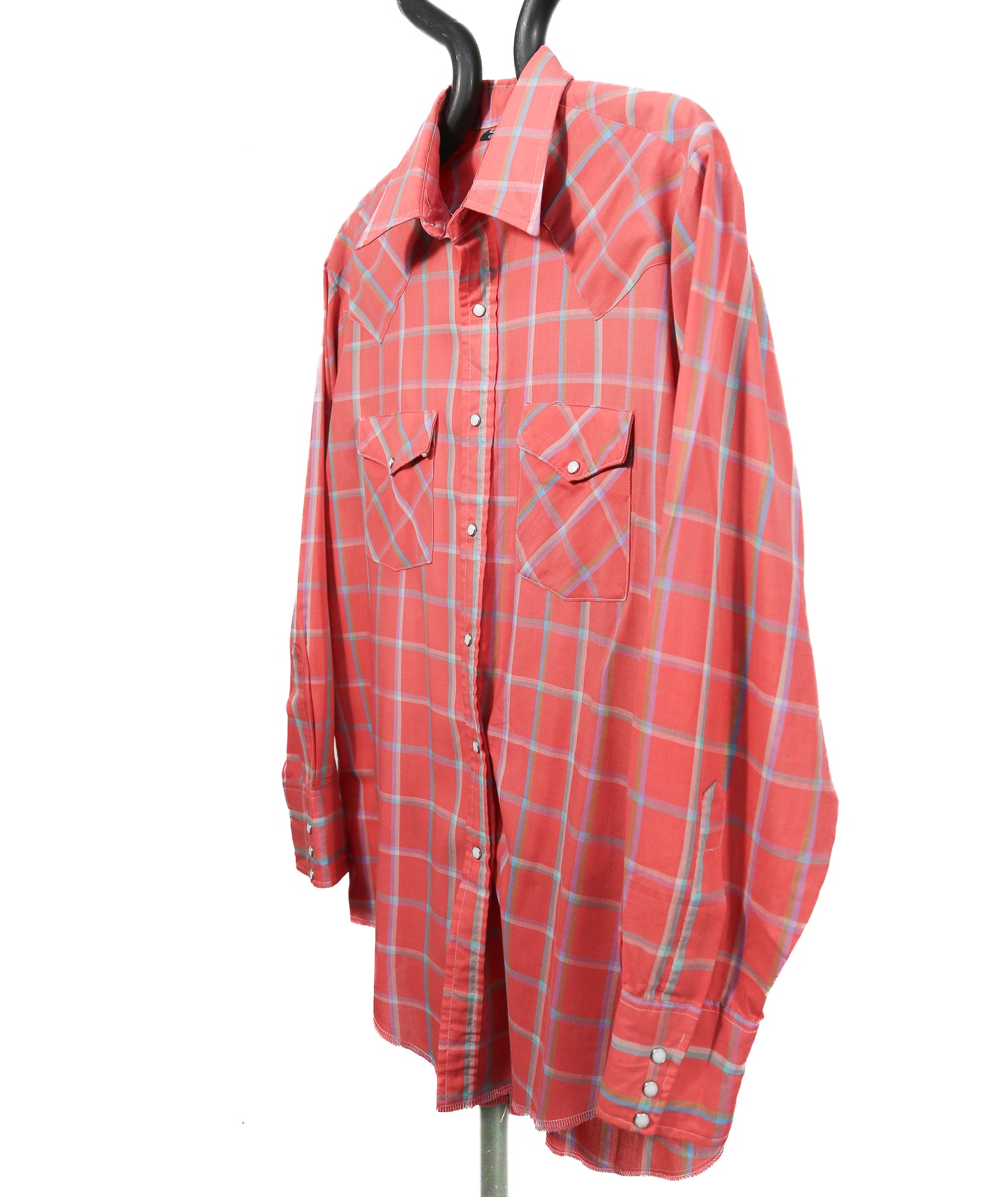 Holt Plaid Made in USA Western Wear Shirt - L/XL