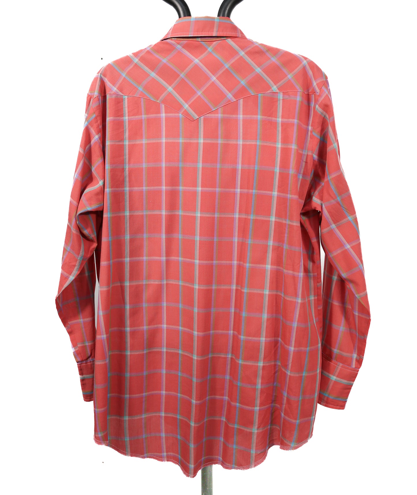 Holt Plaid Made in USA Western Wear Shirt - L/XL