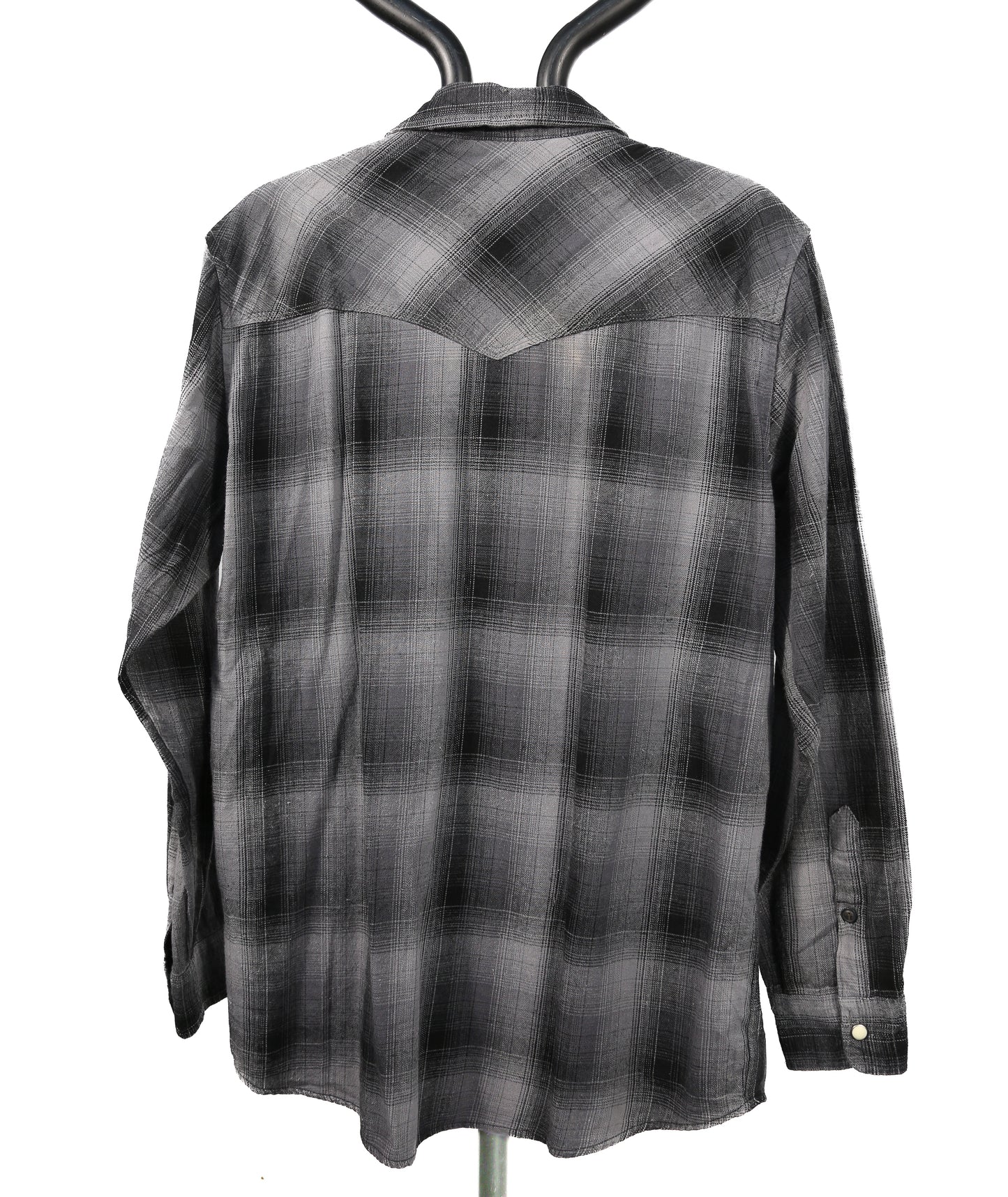 Black/grey Sears Roebuck & co flannel shirt - M