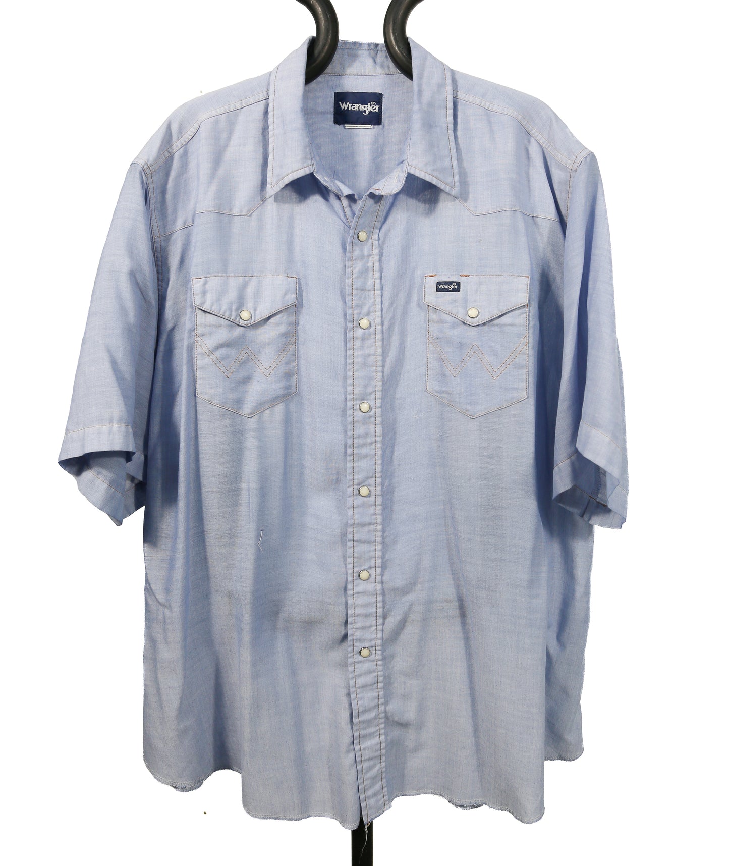 Wrangler Light Blue Cowboy Shirt - XXL