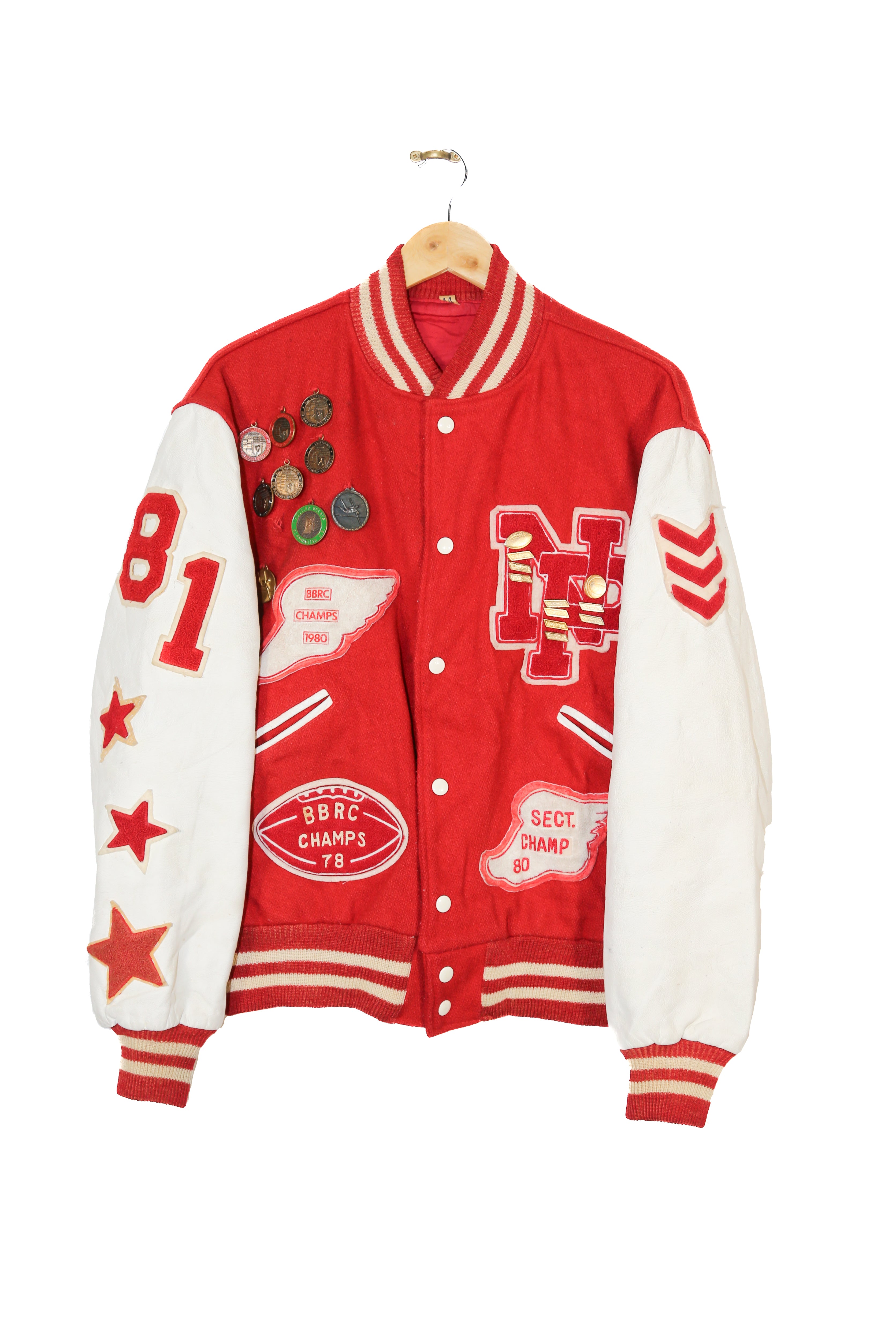 1970/80s Varsity Jacket L Iron Child Vintage