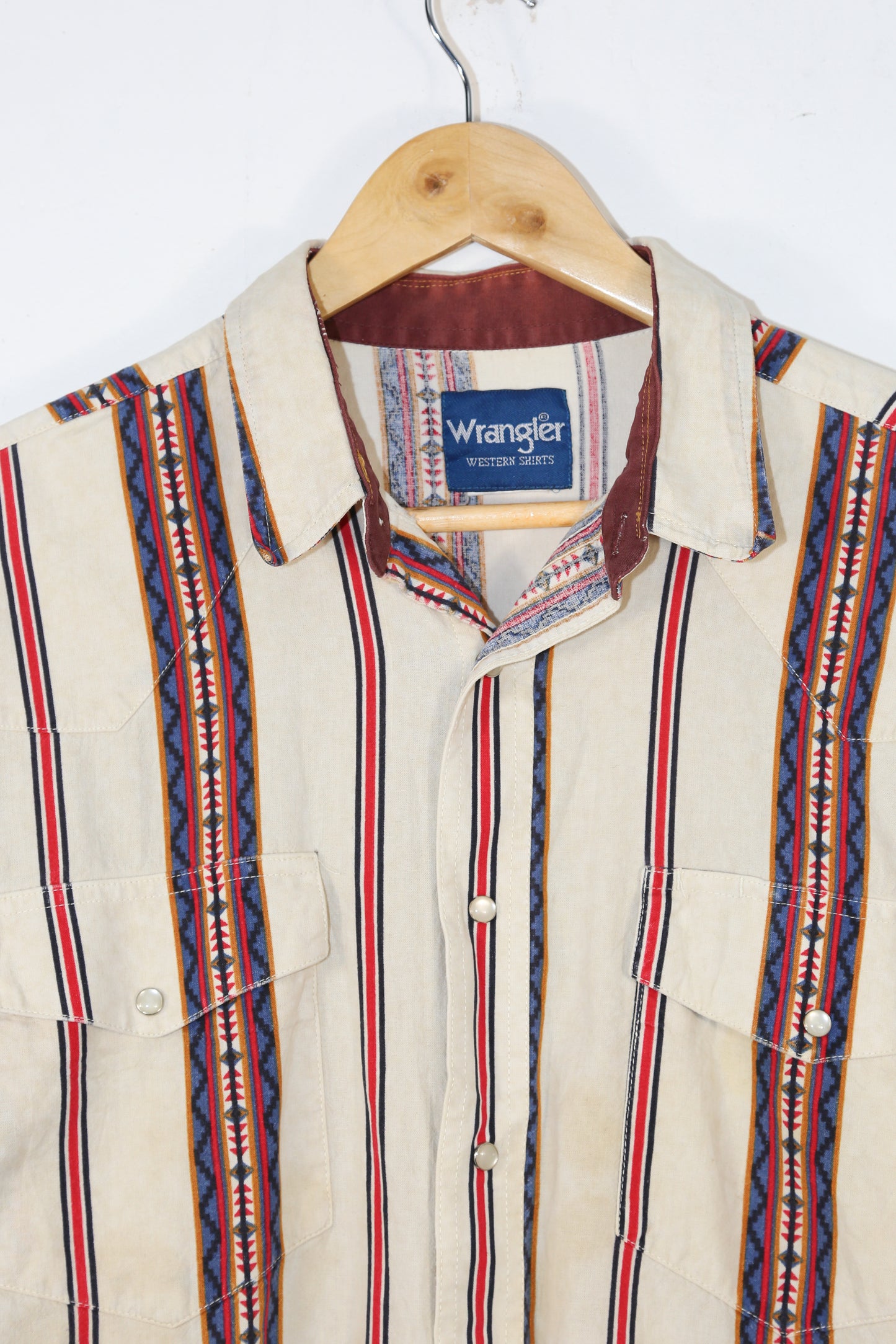 Southwest Patterned Wrangler Shirt - XL