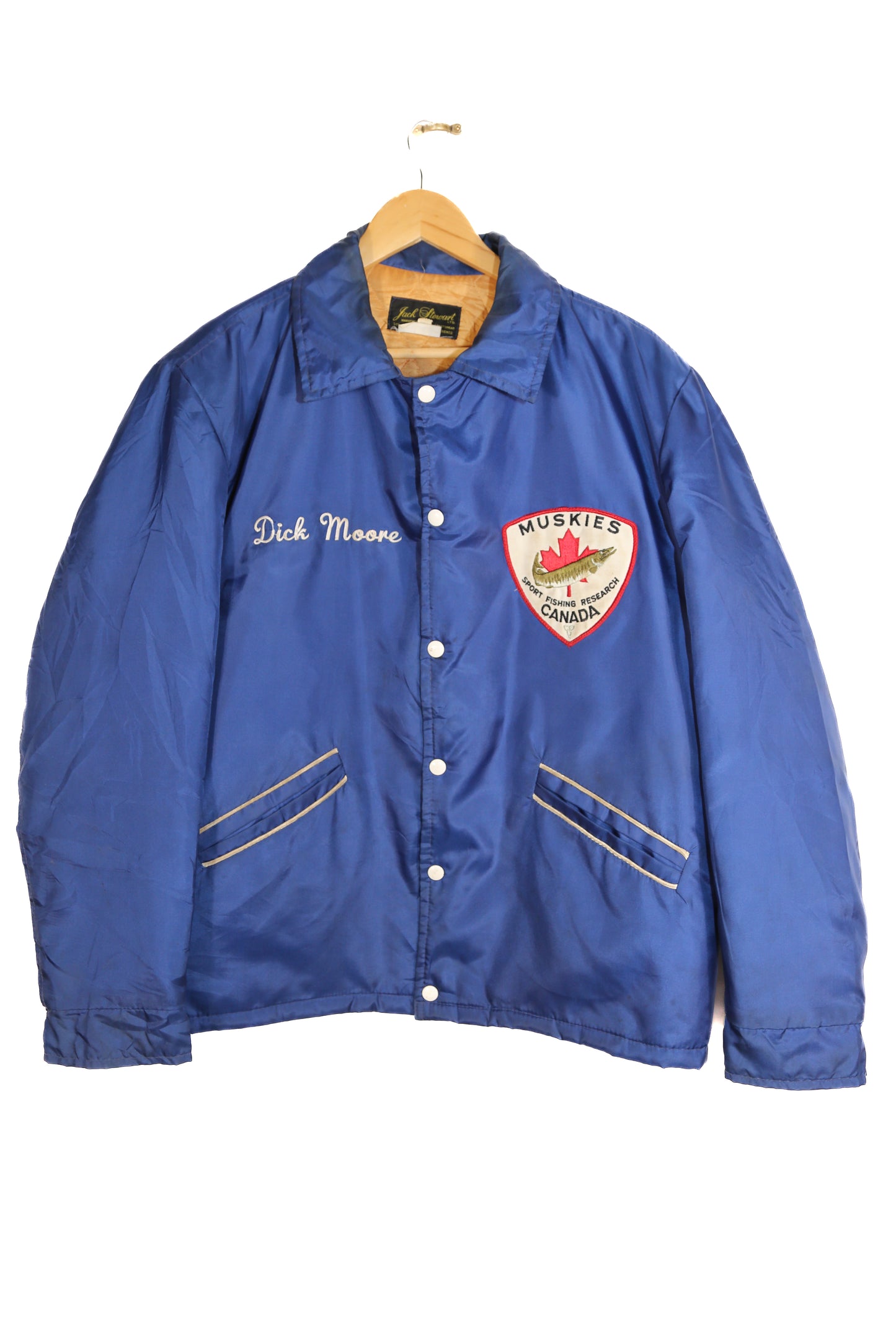 1980s Muskies Polyester Jacket  - XL