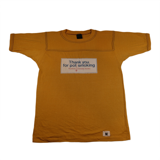 "Thank you for Pot Smoking" 1970s T-shirt - M