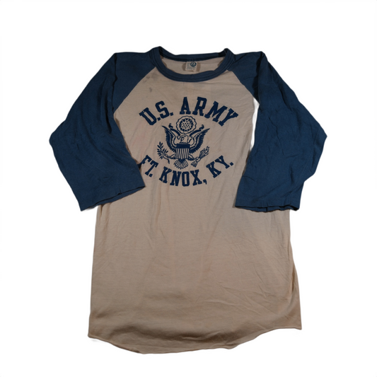 1970s Fort Knox 1/2 Sleeve raglan t-shirt - S