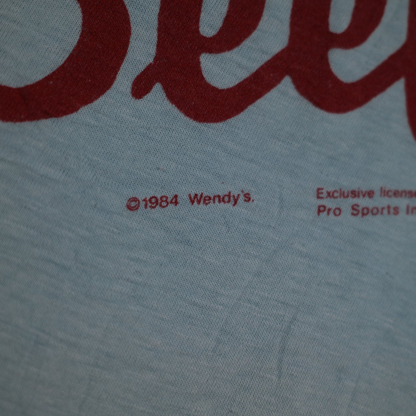1984 Blue Wendy's "Wheres the Beef" t-shirt - XS/S