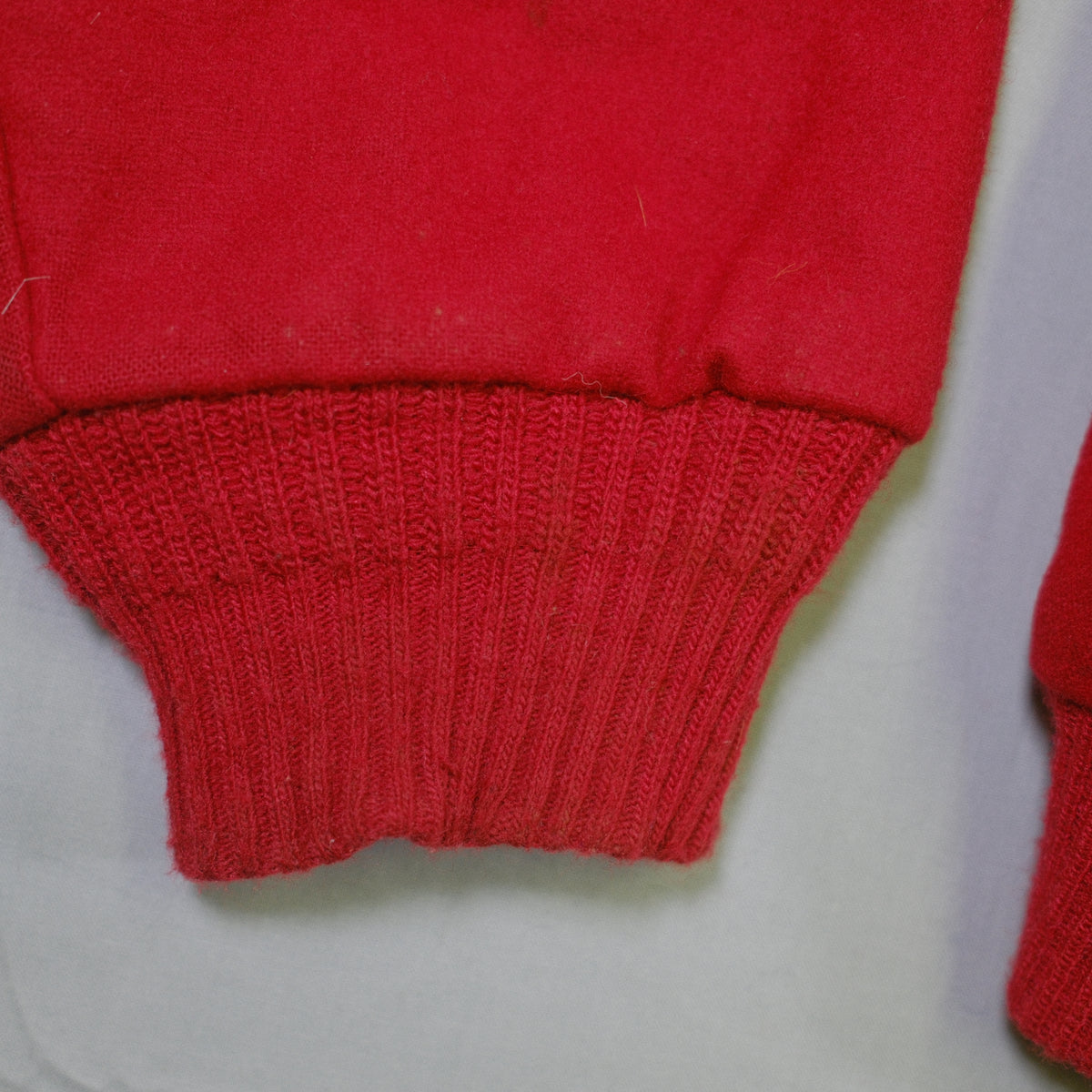 Red Pendelton 'High Grade Western Wear' Wool Bomber Jacket - L/XL
