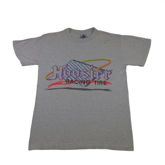 1980's GreyHoosier Drag racing tyre T-shirt - S