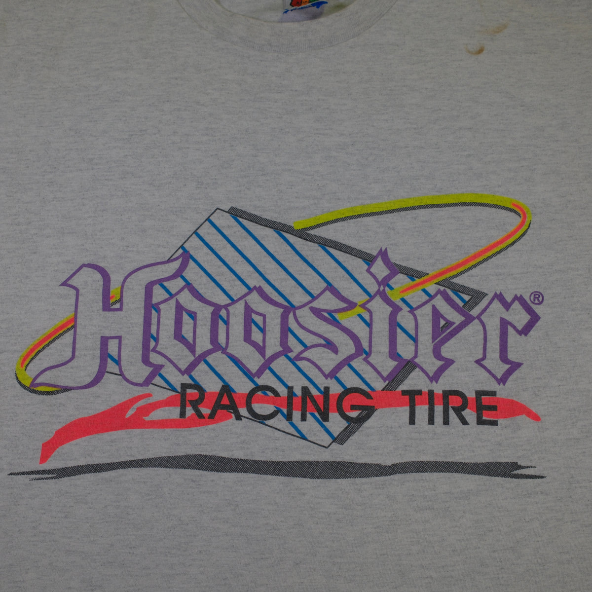 1980's GreyHoosier Drag racing tyre T-shirt - S