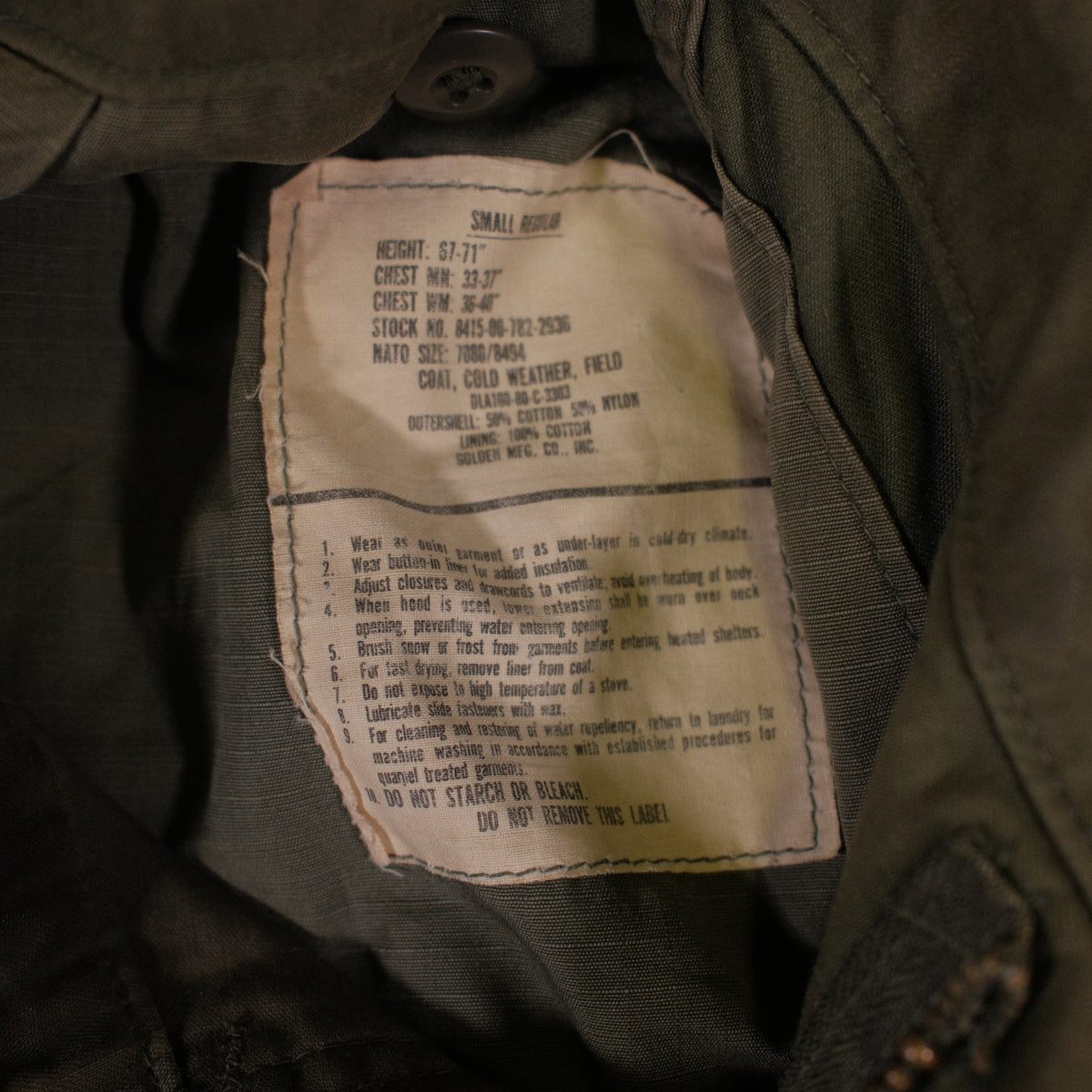 1980 M65 Field Jacket - S/M