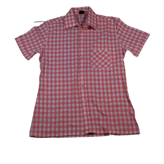 Women's 90's Italian Gingham Shirt - M