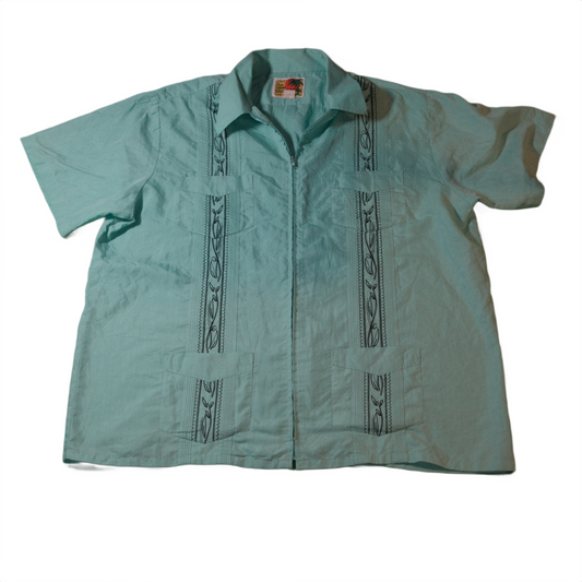 1970s Haband Guayabera - XL