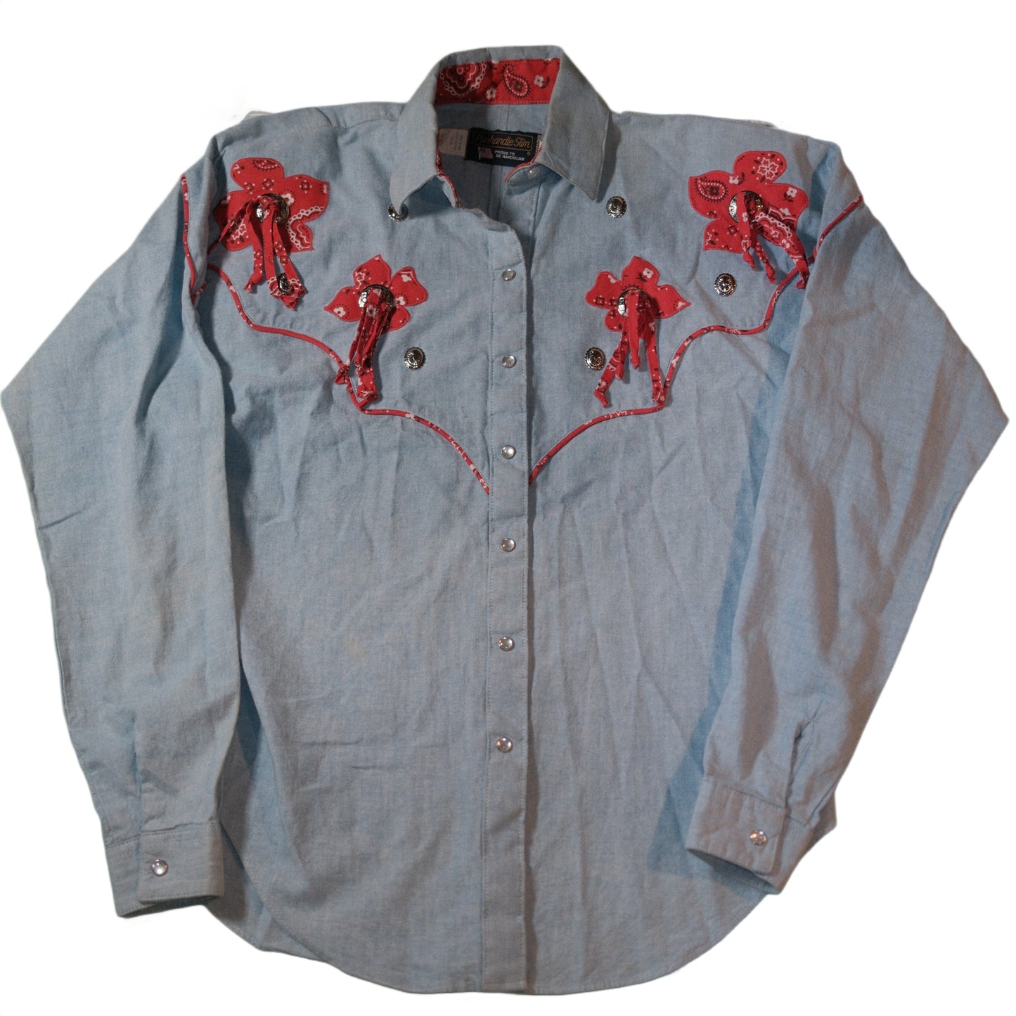 80's Women's Western Shirt - M