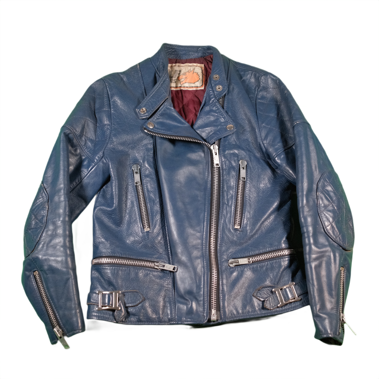 Women's 1970's Wolf Leathers Perfecto style Leather Jacket - XS/S