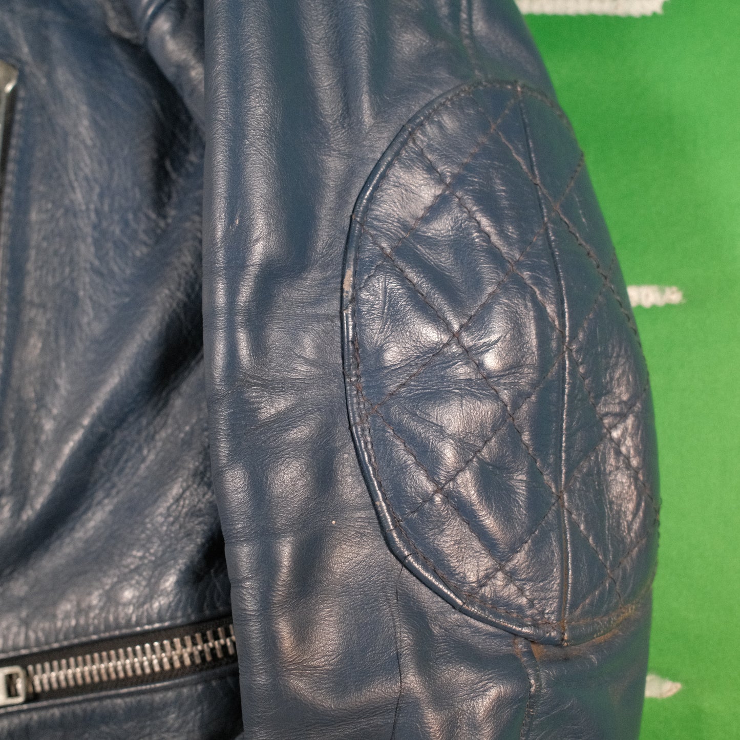 Women's 1970's Wolf Leathers Perfecto style Leather Jacket - XS/S