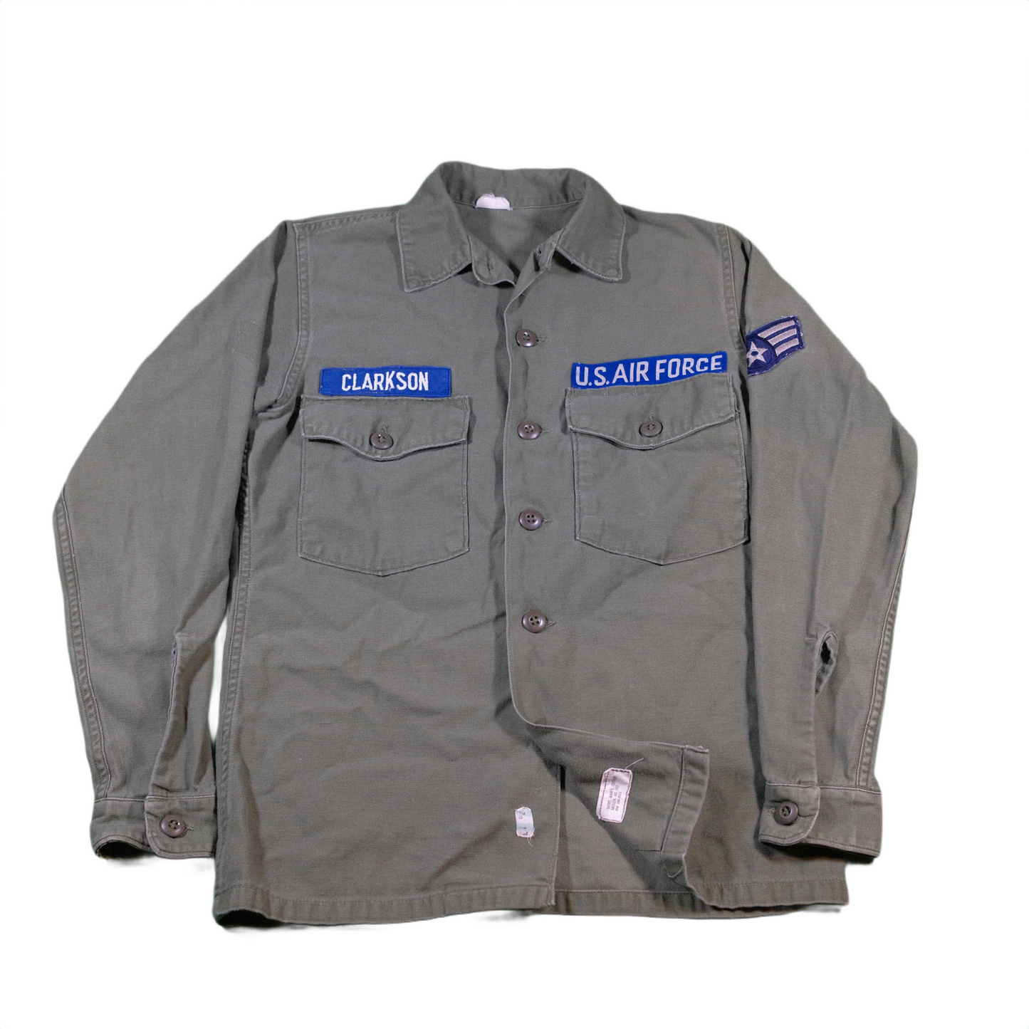 1960's/70's OG-107 U.S Air force Fatigue Shirt - S