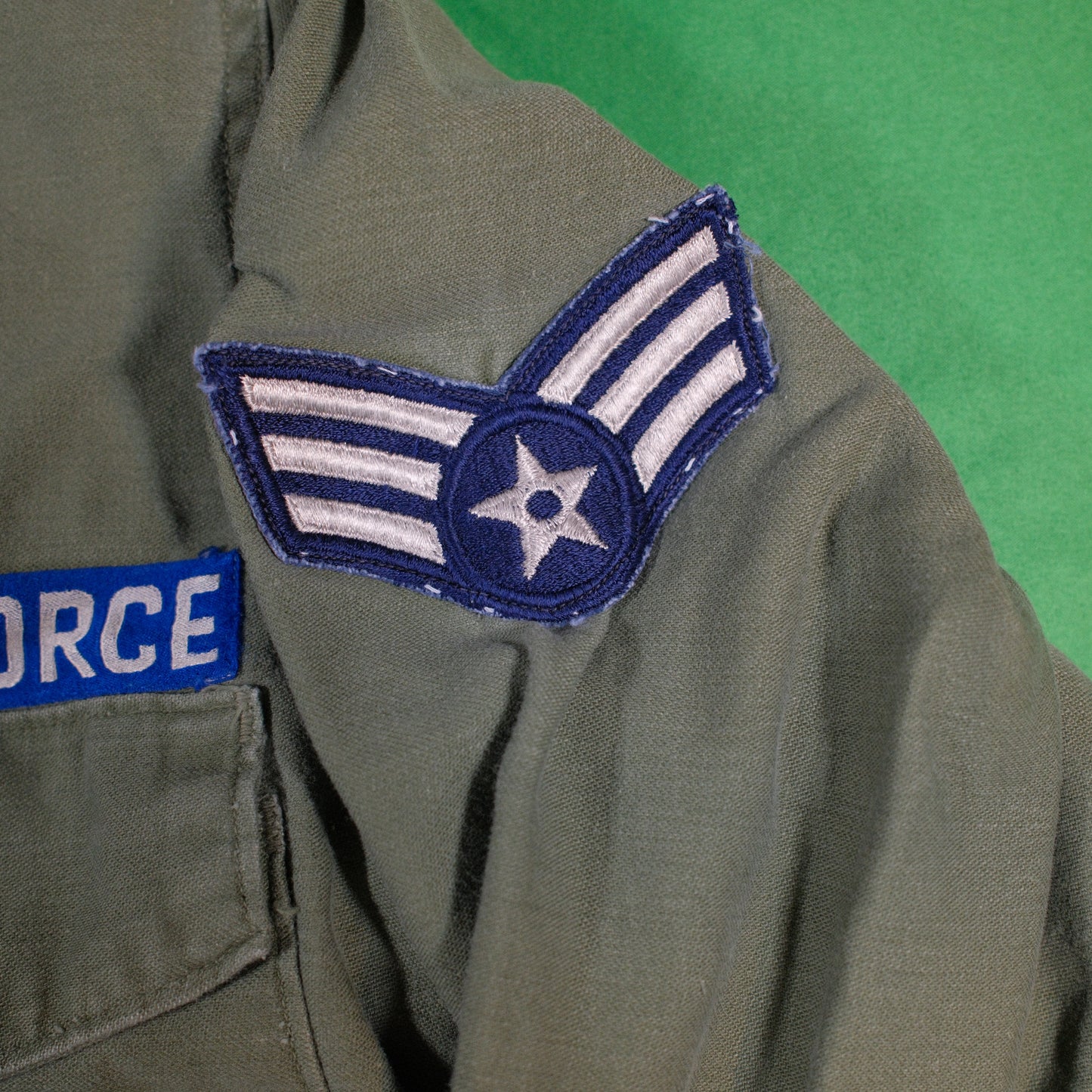 1960's/70's OG-107 U.S Air force Fatigue Shirt - S