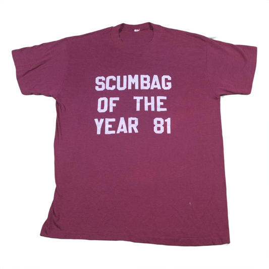 "Scumbag of the year 81" T-shirt - S