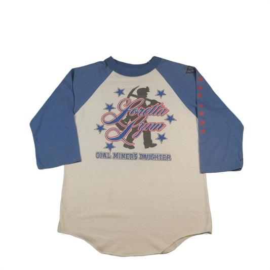 70's/80's Loretta Lynn Coal Miners Daughter World Tour t-shirt - XS/S