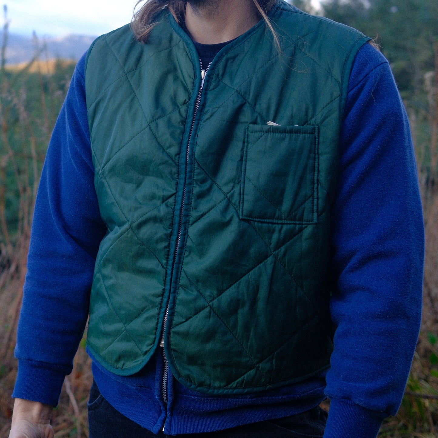 1970's Reversible Hunting Gilet - M/L