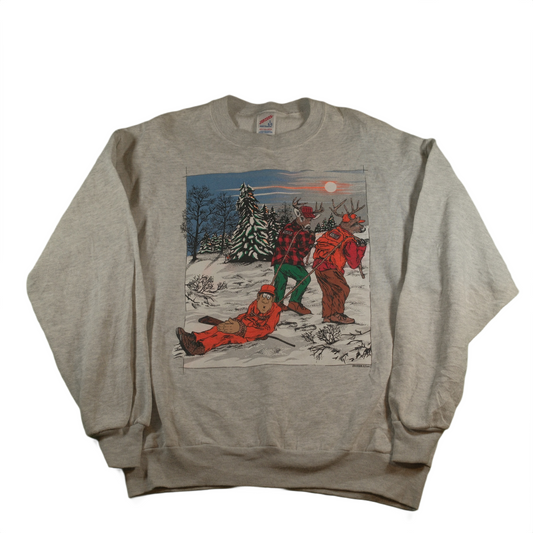 90's Jerzees Hunt Jumper - L
