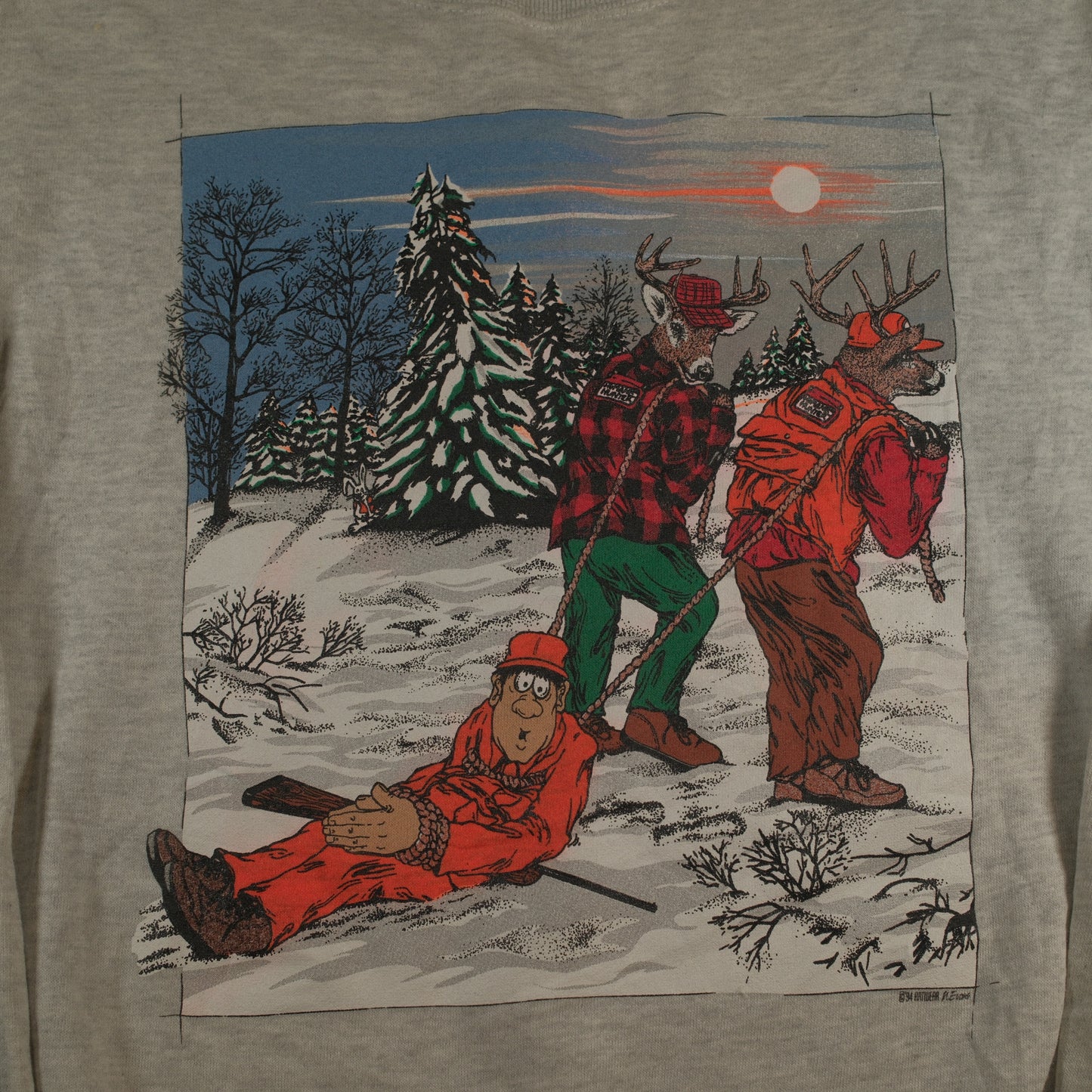 90's Jerzees Hunt Jumper - L