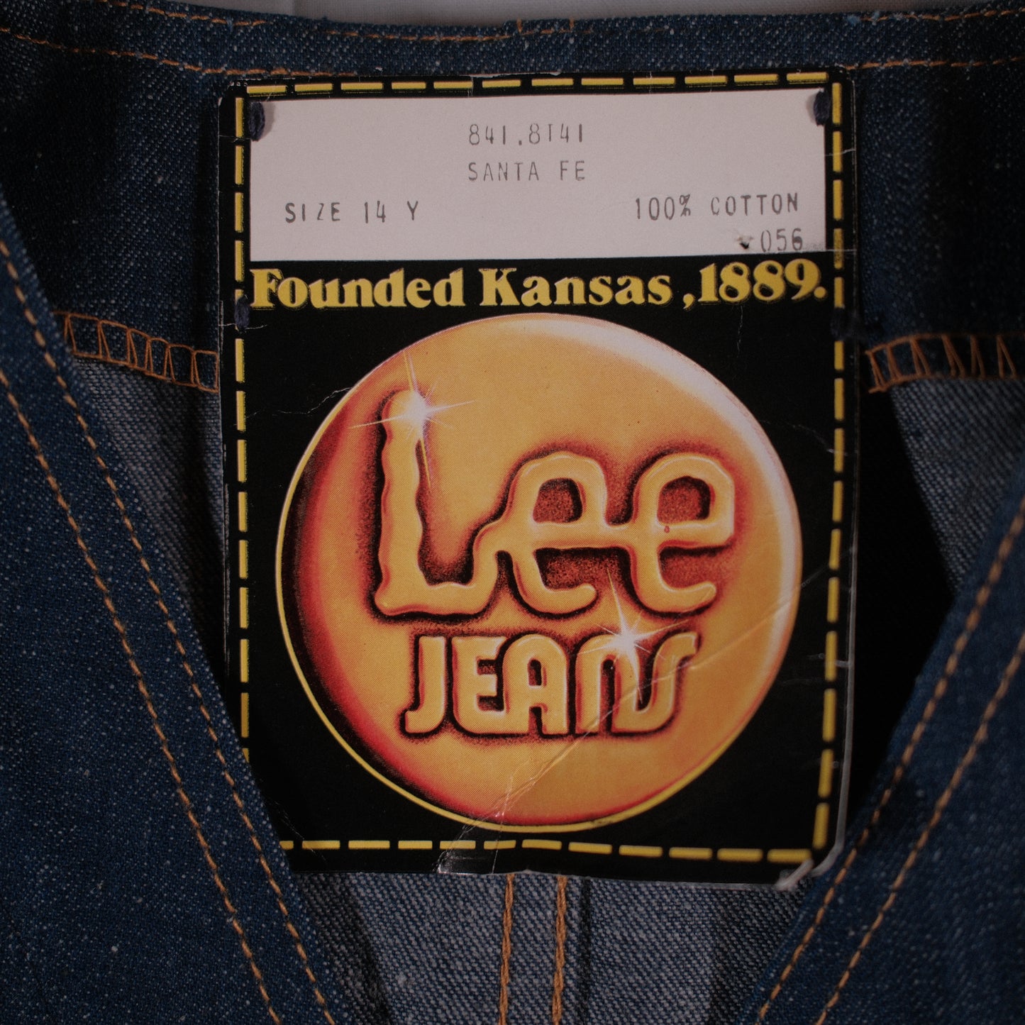 Vintage 1970's Deadstock Lee denim Vest - XXS
