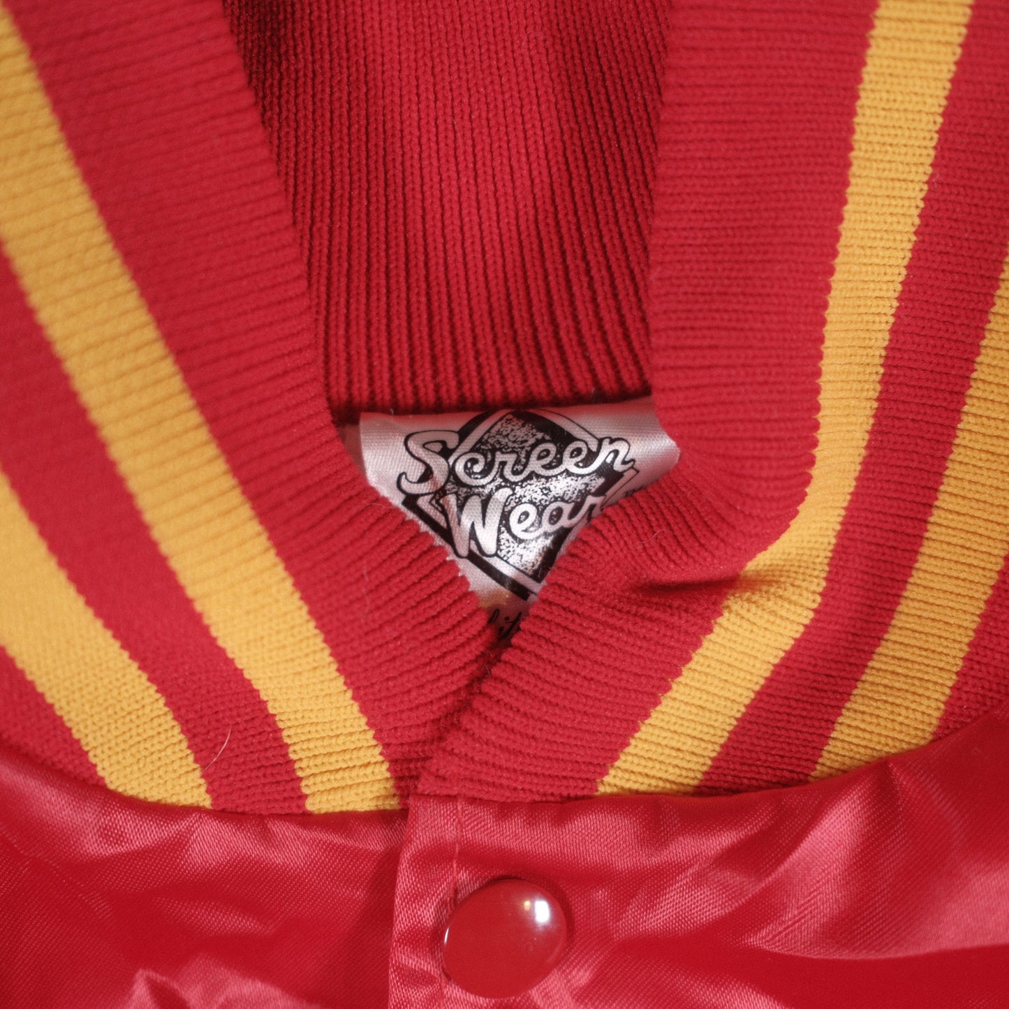 Vintage 1980's Mcdonalds Hamburger university Bomber Jacket - Extra Large