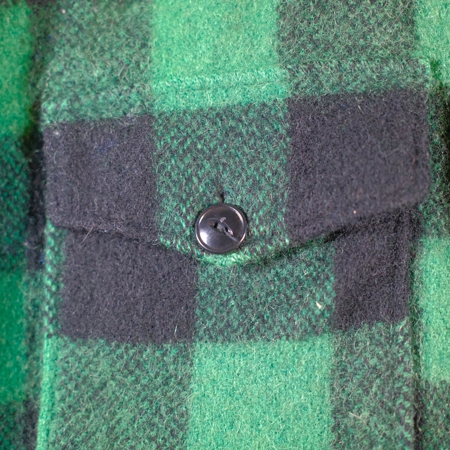 Vintage 1940's 'Spaide'  Wool Work Shirt - L/XL