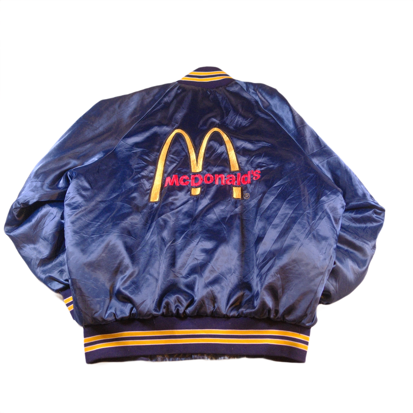 Vintage 1980's Mcdonalds Nylon Bomber Jacket - XXL+