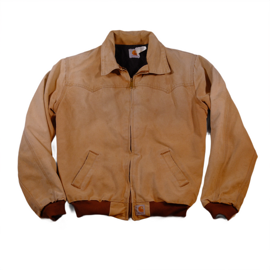 Vintage Workwear Bomber Jacket 1990's Carhartt j13 Santa Fe - S