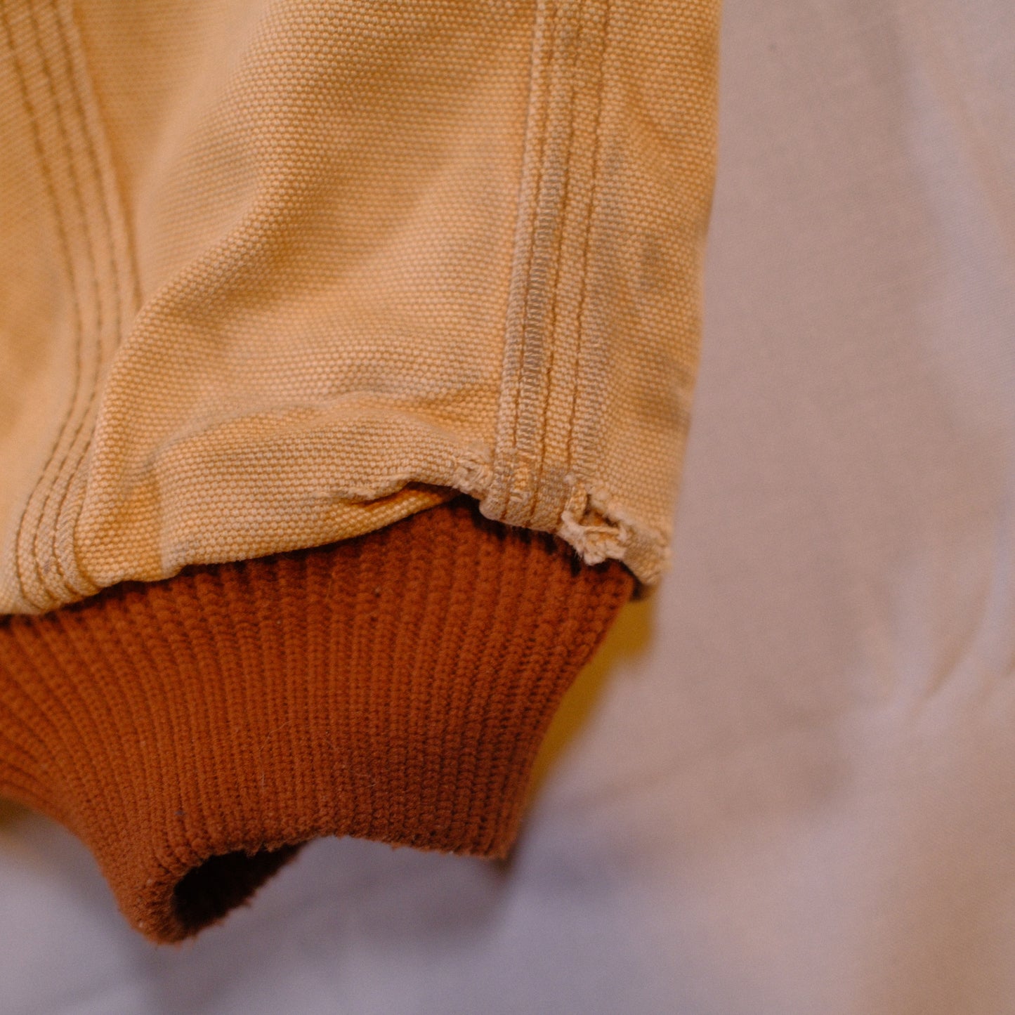 Vintage Workwear Bomber Jacket 1990's Carhartt j13 Santa Fe - S