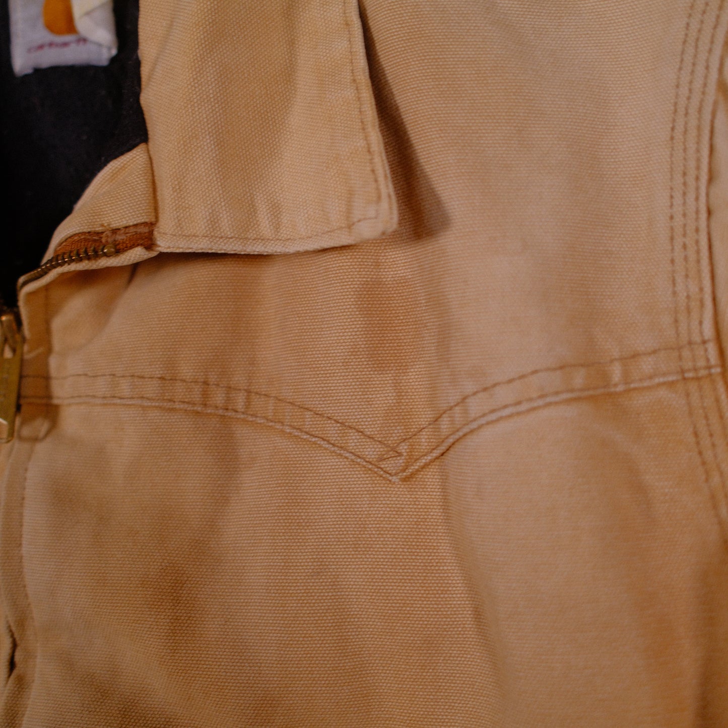 Vintage Workwear Bomber Jacket 1990's Carhartt j13 Santa Fe - S